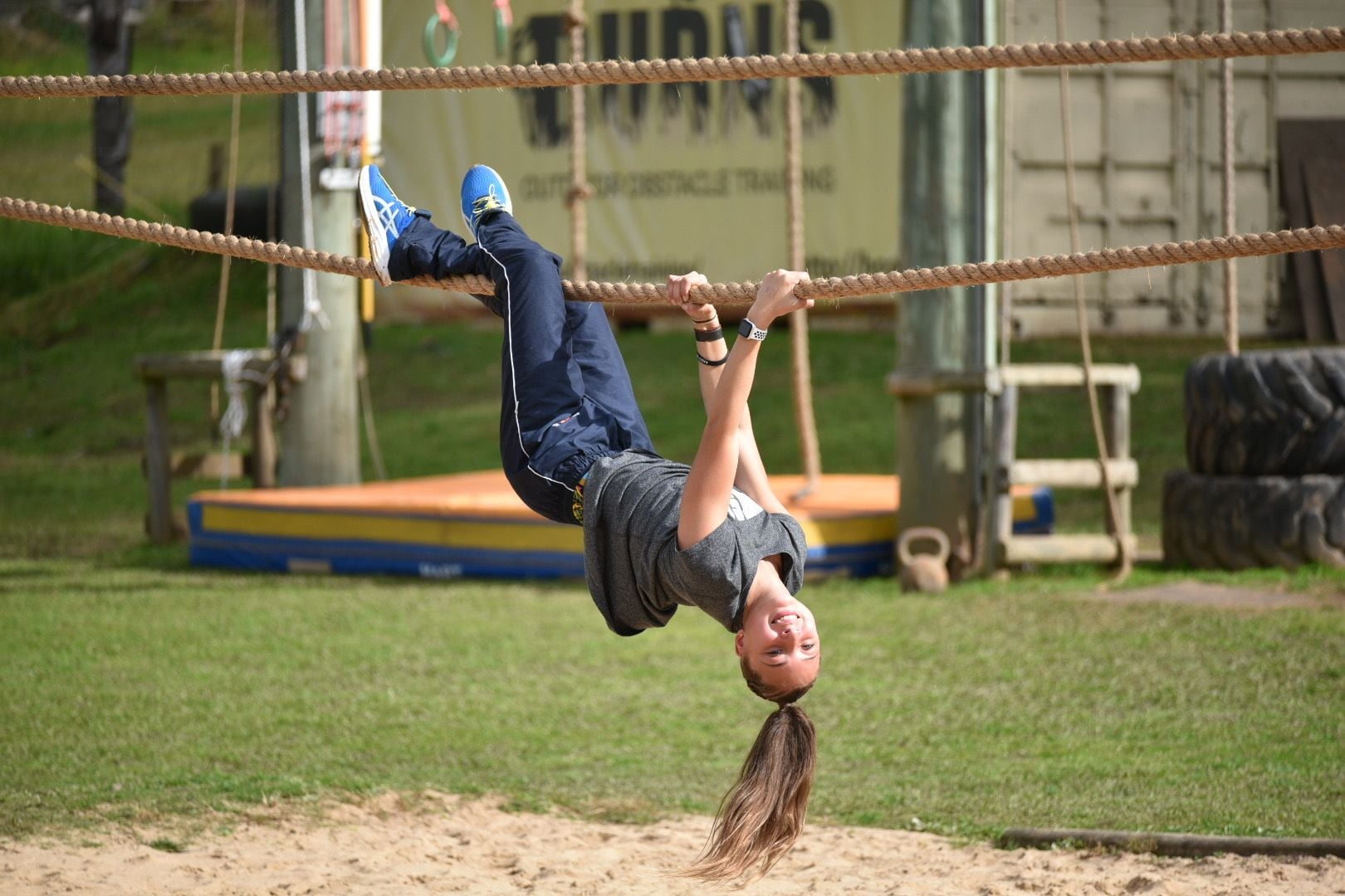 Academy Athletes take on Ninja Warrior Challenge Academy Athletes take on Ninja Warrior Challenge